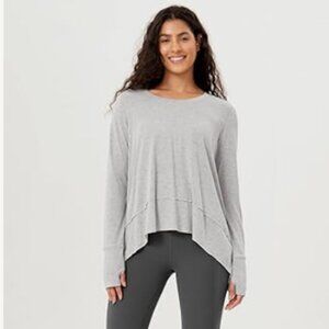 Modal Soft Long Sleeve Tee with Thumb Hole